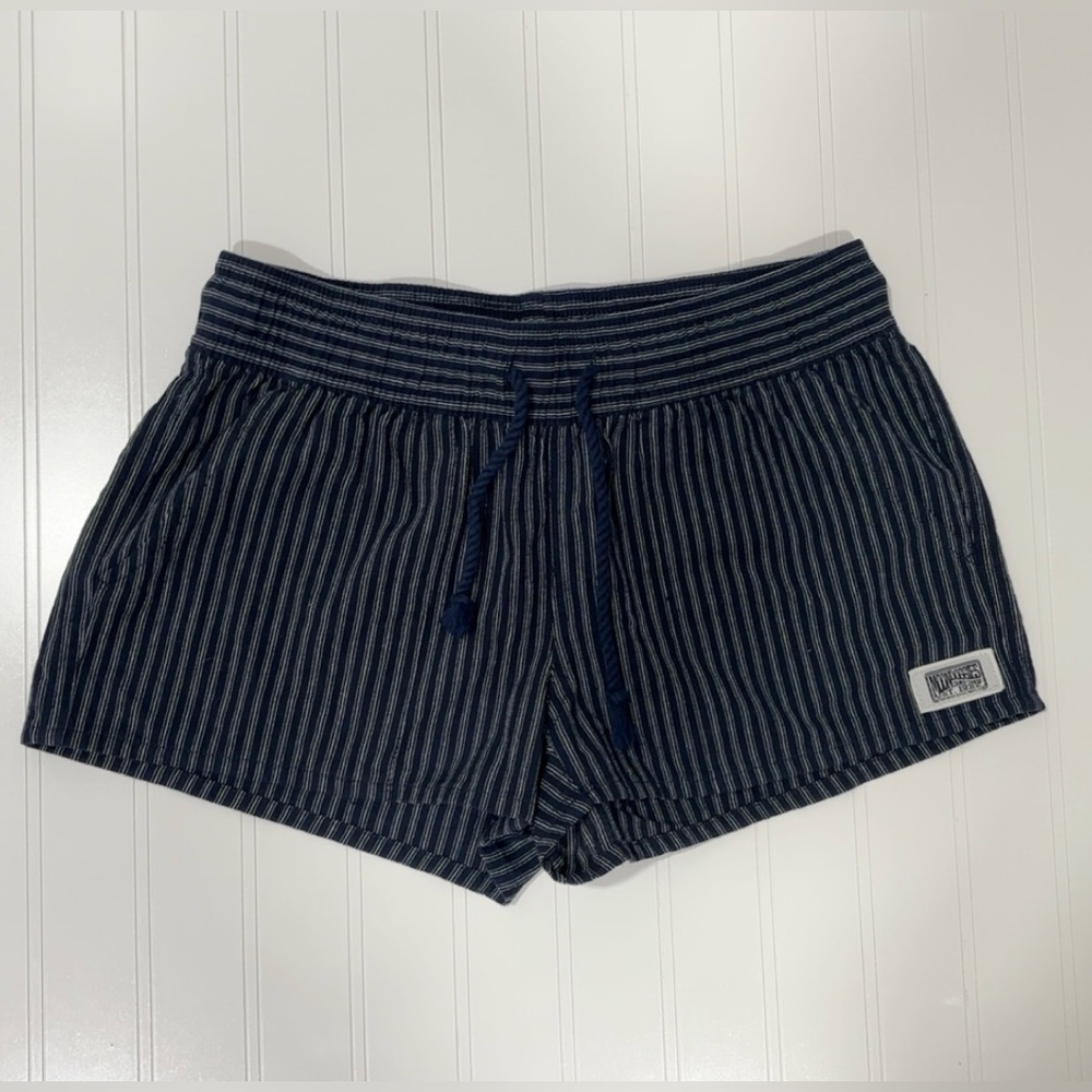 Moondoggies Surf Shop Navy Stripped Shorts